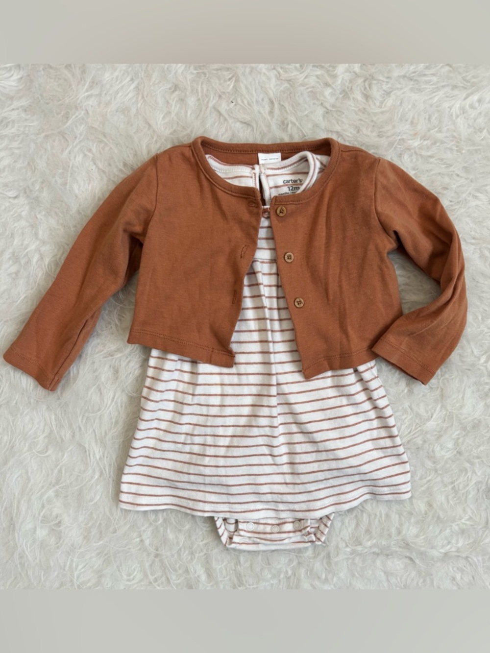 Carter's Tea Party Approved Baby Dress with Matching Cardigan